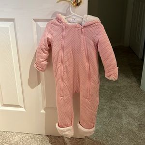 Baby Gap Sherpa Lined Bear One Piece Suit, 12-18mos
